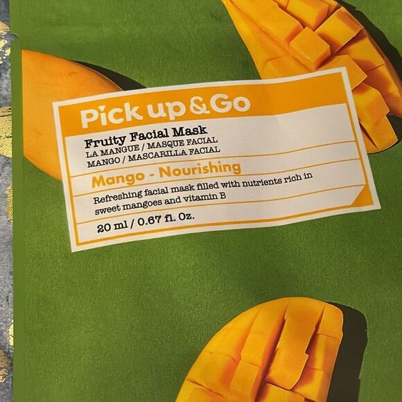 Pick Up & Go Fruity mango and orange Facial Mask NEW 20ML / 0.67 FL OZ - Picture 4 of 11